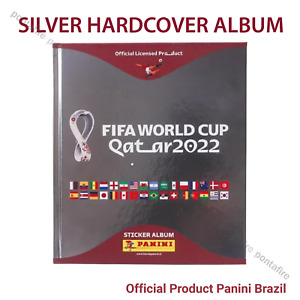 Sealed Silver Album Qatar 2022 Hardcover Special Edition FIFA World Cup Panini