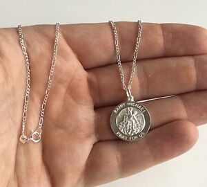 925 STERLING SILVER S.MICHAEL NECKLACE 18