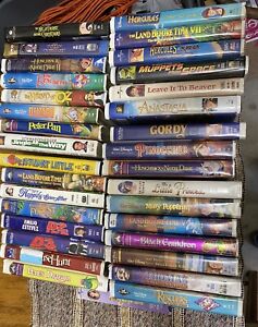 Huge Lot Of Children’s VHS Tapes