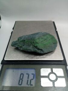 87grams Burmese Mawsitsit Jade Rough Cut 100%Authentic Natural Mawsitsit Slab
