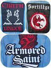 Sortilege Cirith Ungol Armored Saint embroidered back patch heavy metal manowar