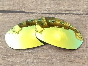 Vonxyz Polarized Lenses for-Oakley Juliet Sunglasses 24K Mirror