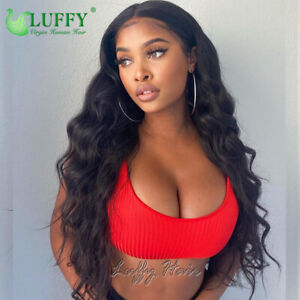 Body Wave Full Lace Wig Human Hair Lace Front Wigs Pre Plucked With Baby Hair
