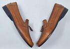 Allen Edmonds Mens Size 12 Dress Shoes Brown Leather Tassel Weave