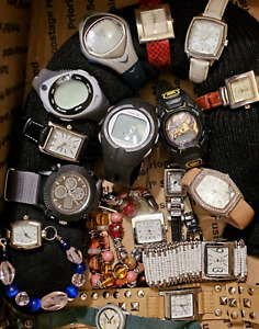 BULK Box Watches Estate Sale 16 Timepieces In This Estate Lot Collection Vintage