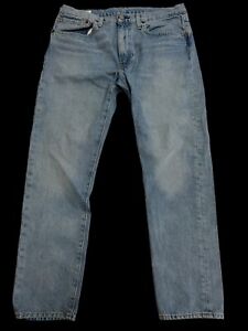 Levi’s Premium Lot 512 Blue Jeans Denim Slim Straight Big E Men’s Size 34x30