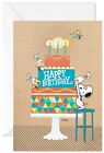 Hallmark Birthday Card with Envelope 5 x 7 Peanuts Happy Snoopy Woodstock