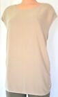 AKRIS BERGORF GOODMAN COTTON CAP SLEEVES BLOUSE TOP SIZE 14/16 MADE IN ITALY