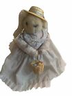 New ListingPrimitive Doll Baby Bunny Rabbit Spring Easter Eggs 9.5” Plays Music Trinket