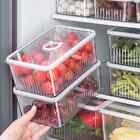 Refrigerator Storage Box Timing Fresh Fridge Organizer Vegetable Fruit Food
