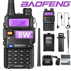 Baofeng UV-5R 8W Tri-Power Dual Band 1/4/8W Ham Radio Walkie Talkie Scanner US