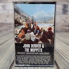 1983 John Denver and The Muppets: Rocky Mountain Holiday Cassette Vintage EUC