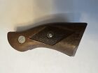 USED FACTORY RUGER SECURITY SIX BROWN WOOD GRIPS SQUARE BUTT WITH SCREW