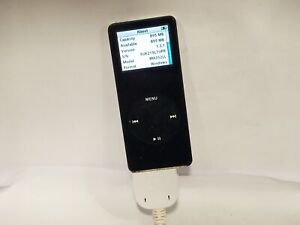 Apple iPod Nano 1st Generation A1137 MA352LL 1GB Black MP3 Player - Bad Battery