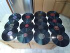 Lot Of 14 Victor Victrola + Assorted 100+Year Old 12” 78rpm Shellac Records