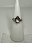 Bomb Party Kids Ring - Adjustable Size 3-5 - Heart Setting w/ Crown - Rbp2386