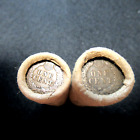 VINTAGE INDIAN HEAD CENT PENNY/LOT ROLL OF 50 COINS FROM BANK OF WYOMING  RCRL