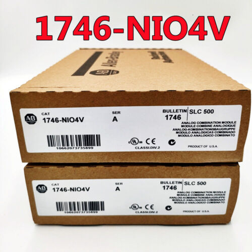 Brand New 1746NIO4V Allen-Bradley 1746-NIO4V SLC 500 Analog Module Free Shipping
