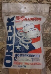 12 Bags B Oreck Xl Buster Canister Vacuum Pkbb12dw 12 Pack Housekeeper