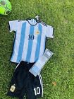 MESSI Kids Full Set  7-8 Years Old Boy HOME JERSEY, SHORTS AND SOCKS