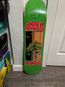 Andrew Reynolds Autographed Birdhouse skateboard deck