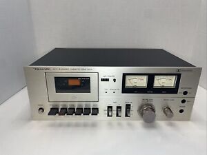 Realistic SCT-19 Stereo Cassette Silver Face Tape Deck Japan Tested Plays ASIS