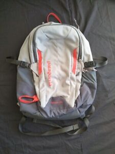 Patagonia Refugio 28L Backpack Grey with Red School Hiking Travel Durable