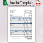 Editable Business Invoice Template | Microsoft Excel Invoice Template