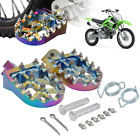 Foot Pegs Dirt Bike Footpeg Universal CNC For PW80 CR/CRF/XR 70 80 100 Pit Bike