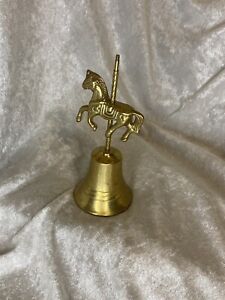 Vintage BRASS Carousel Horse Bell