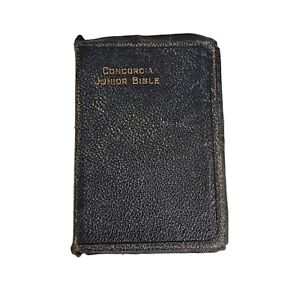 Antique Bible 1928 Concordia Junior Old New Testaments Illustrated Small READ