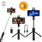 With Fill Light Selfie Stick Tripod Desktop Stand Desk Holder For iPhone/Samsung