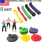Discount ! Resistance Bands Gym Exercise Pull up Fitness Workout Yoga color Band