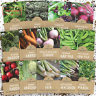Organic Cool Weather Spring and Fall Vegetable Seeds Variety Pack- Non-Gmo USDA