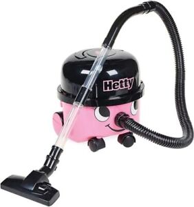 Casdon Hetty Vacuum Cleaner|Pink Toy Vacuum Cleaner for Children Aged 3+ | Looks