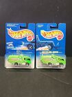 Hot Wheels Lot Of 2 Recycling Truck / Eco 1 International Card