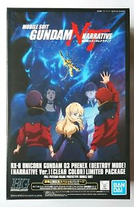 BANDAI HGUC 1/144 Unicorn 03 Phenex D-Mode Narrative ver clear color Gundam NT