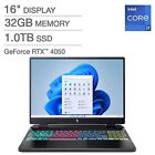 Acer Nitro 16” 165Hz FHD Gaming Laptop i7-13620H 32GB 1TB RTX 4050 Window 11