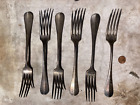 New ListingVintage CHRISTOFLE French Silver Plate Dinner Forks ~ Set of 6  ~ NO MONOGRAM ~