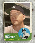 1963 Topps Mickey Mantle #200 BASEBALL CARD Authentic Original Vintage