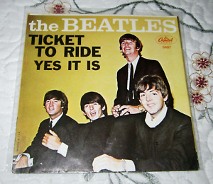 New ListingThe Beatles-Ticket To Ride/Yes It Is-Picture Sleeve Only-Near Mint!