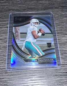 New Listing2020 Select Tua Tagovailoa Silver Prizm Field Level Rookie RC #345 Dolphins RC