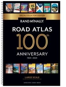 Rand McNally 2024 Large Scale Road Atlas   100th Anniversary Edition