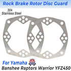 For Yamaha Banshee Rock Brake Rotor Disc Guard Raptors 250 350 660 700 YFZ450 US