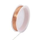 0.4mm Copper Wire for Jewelry Making 26 Gauge Metal Beading Wire Round Craft ...