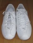 Puma Womens White Athletic-Inspired Shoes 8.5
