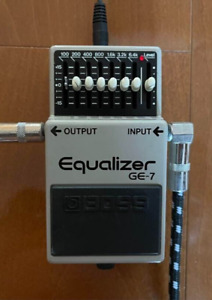 Boss GE-7 Graphic Equalizer EQ Guitar Effect Pedal used from japan working