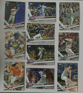2017 TOPPS CHROME BASE CARD #1 TO #200- COMPLETE YOUR SET