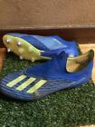 Adidas X 18+ SG Blue C8364 US 8 Football Soccer Cleats Used