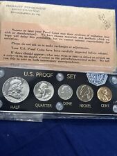 Gem 1961 US Mint Silver Proof Set In  Brand New Vintage Capital Holder OGP #BN91